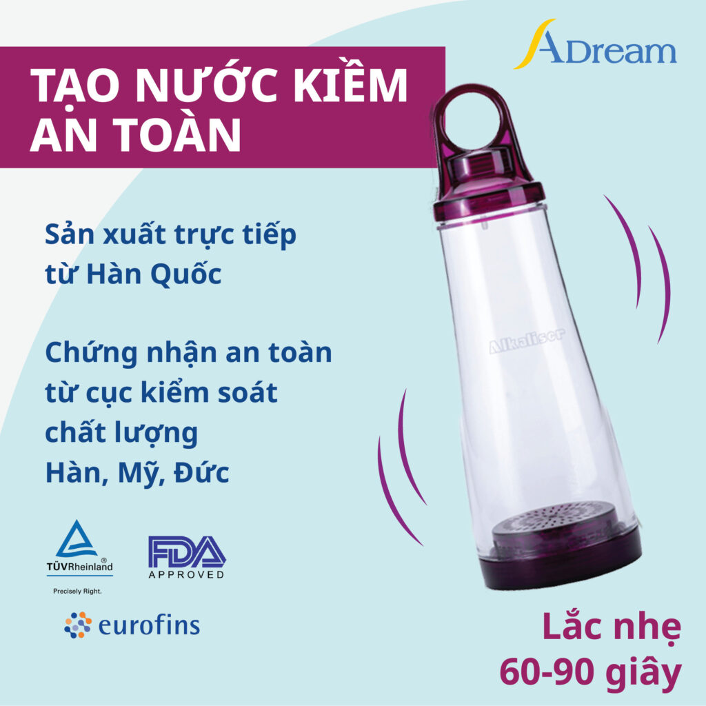 Bình tạo nước kiềm Alkaliser Bic Nano Cell 