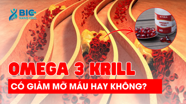 Omega 3 krill giảm mỡ máu Bic nano cell