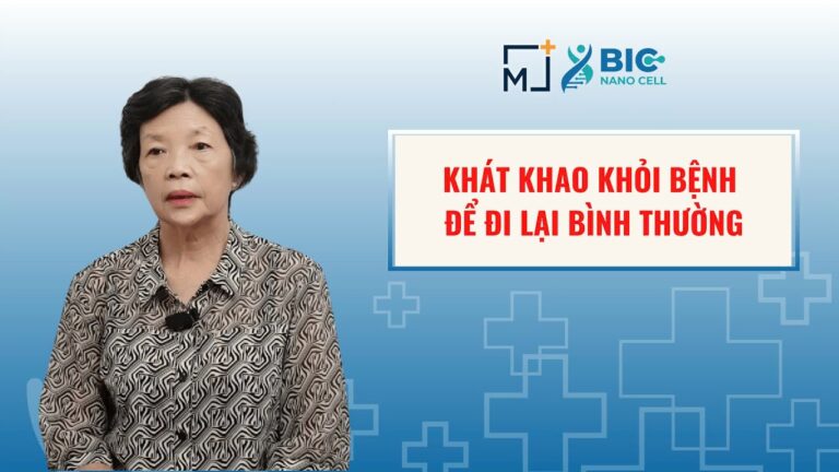 khát khao khỏi bệnh thoái hóa khớp gối Bic Nano Cell